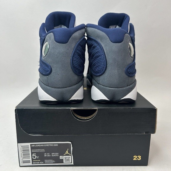 Nike Shoes Air Jordan 13 Retro GS “Navy Flint” 2023 - Picture 4 of 5